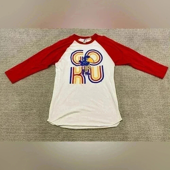 Kansas Jayhawks 1912 Jayhawk long sleeve women’s shirt size Small - Picture 1 of 4